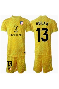 Atletico Madrid Jan Oblak #13 Keeper Babyklær Tredje Fotballdrakt til barn 2024-25 Korte ermer (+ Korte bukser)